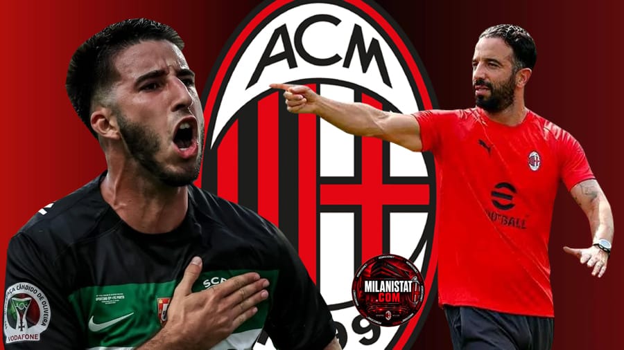 Mbrojtësi i Sportingut Gonçalo Inácio dhe trajneri aktual i Milanit, portugezi Ruben Amorim