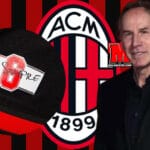Franco Baresi dhe me stema e veçantë "6 për gjithmonë" në krahun e majtë të fanellës së Milanit