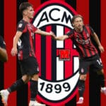 Ardon Jashari me fanellën e Milanit, bashkë me kroatin e madh Modric