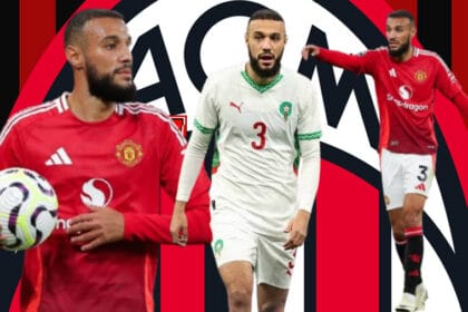 Noussair Mazraoui, futbollisti i Manchester United, i lidhur me merkaton Milan