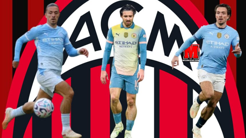 Jack Grealish me fanellën e Manchester City, kërkohet nga Milani në këtë dritare merkatoje
