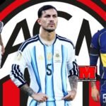 Mesfushori Leandro Paredes gjatë një ndeshjeje me fanellën e kombëtares argjentinase.
