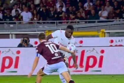 Topi prek dorën e torinezit Vlasic dhe një vendim i diskutueshëm i arbitrit në ndeshjen Torino-Milan