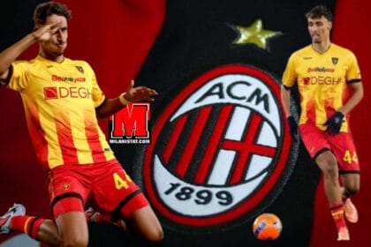 Tiago Gabriel Milan - mbrojtësi i Lecce gjatë një ndeshjeje në Serie A, objektiv i kuqezinjve.