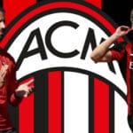 Ruben Amorim, trajneri portugez i Milanit dhe mesfushori Alexis Saelemaekers me fanellën kuqezi