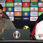 Ruben Amorim gjatë konferencës për shtyp para ndeshjes Milan-Benfica në San Siro