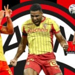 Matthieu Udol qe kerkohet nga Milan, duke luajtur me fanellën e RC Lens në Ligue 1