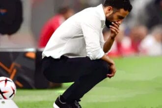 Ruben Amorim gjatë drejtimit të Milanit në një ndeshje të Europa League