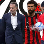 Ruben Amorim gjatë ndeshjes kundër Benfica në San Siro, Gerry Cardinale, Antonio Conte dhe Kris Pulisic