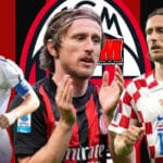 Luka Modrić me fanellën e Milanit, të Kroacisë dhe Real Madridit në evente të ndryshme