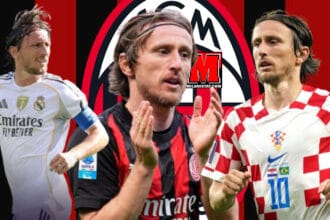 Luka Modrić me fanellën e Milanit, të Kroacisë dhe Real Madridit në evente të ndryshme