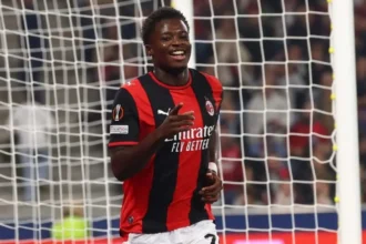 Xhevahiri i Milanit Alphadjo Cisse pas golit të shënuar në Salzburg