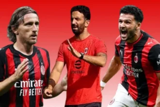 Rúben Amorim duke drejtuar Milanin, me Gonçalo Ramos dhe Luka Modrić në fokus