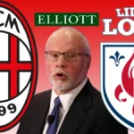 Logot e Milanit dhe Lille përkrah njëri-tjetrit dhe themeluesi i fondit Elliott