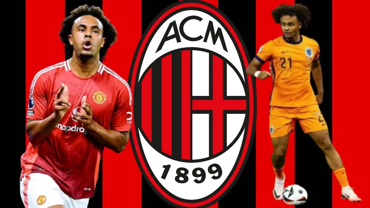 Joshua Zirkzee me fanellën e Manchester United dhe të Hollandës, është shndërruar përsëri në një objektiv të merkatos Milan